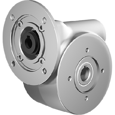 Clean-Geartech N45, worm gear Ø18, 21:1, input 71B14, stainless steel