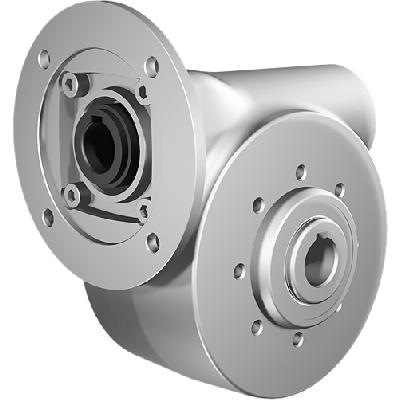 Clean-Geartech N63, worm gear Ø25, 24:1, input 90B14, stainless steel