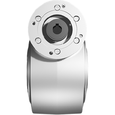 Clean-Geartech N85, worm gear Ø35, 10:1, input 80B14, stainless steel