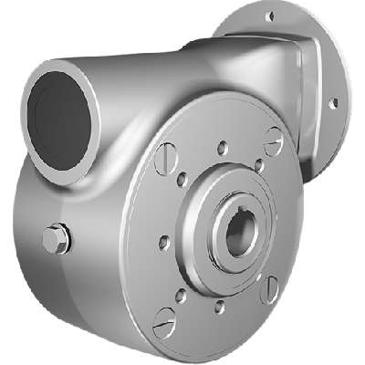 Clean-Geartech N50, Schneckengetriebe Ø25, 50:1, Eingang 71B14, Edelstahl