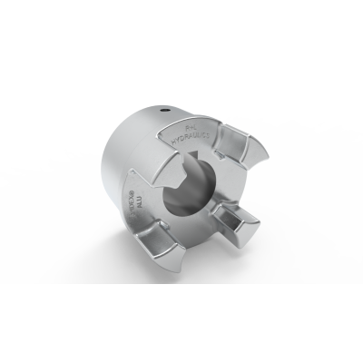 SPIDEX klokoblingsnav A 28/38, aluminium